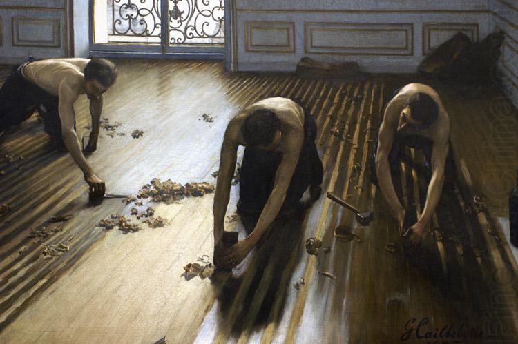 Gustave Caillebotte The Floor Scrapers (nn020 china oil painting image